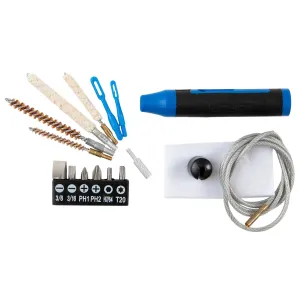 DAC Technologies Gunmaster 17 Piece Rifle Cleaning Kit with 6 Piece Driver Set - .17/.22