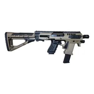 RONI Corporation Micro Roni Gen 4X Pistol Conversion Kit w/ Adjustable SBS Stock for Glock 17, 19, 22, 25 Pistols - Flat Dark Earth