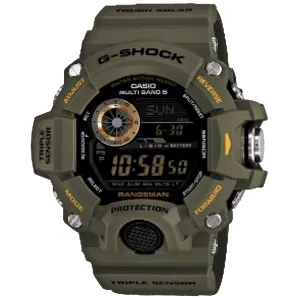 G-Shock Master of G Rangeman A GW9400 Wrist Watch - Olive Drab Green