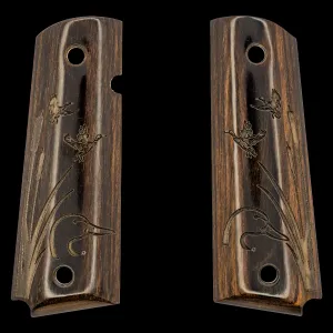 Kimber Ducks Unlimited Landing Smooth Walnut Laminate Grips for Full Sized 1911 Pistols
