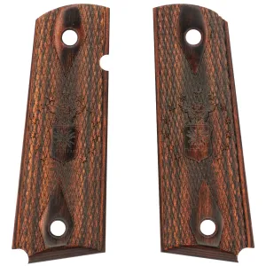 Kimber US Department of the Air Force Engraved Insignia Walnut Grips for Full Sized 1911 Pistols