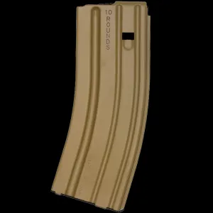 Duramag SS AR-15 .223 / 5.56mm 10/30-Round Stainless Steel Magazine - FDE