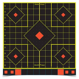 BIRCHWOOD CASEY Shoot-N-C 12in Sight-In 12 Targets, 144 Pasters (34214)