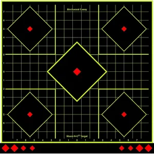 BIRCHWOOD CASEY Shoot-N-C 17.75in Sight-In 5 Targets, 85 Pasters (34175)