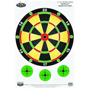 BIRCHWOOD CASEY Dirty Bird 12x18in Shotboard Targets, 8-Pack (35562)