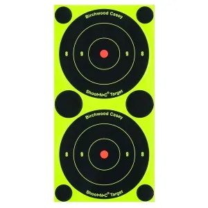 BIRCHWOOD CASEY Shoot-N-C 3in Round Bull's-Eye 12 Targets (34315-12)