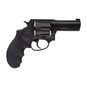 TAURUS Defender 856 38 Spl +P 3in 6rd Hogue Rubber Grip Matte Black Revolver (2-85631NS)