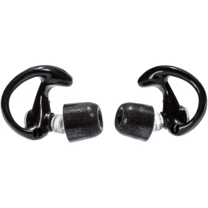 SUREFIRE Sonic Defenders Ultra Full-Block Foam-Tipped 1 Pair Medium Black Earplugs (EP10-BK-MPR)