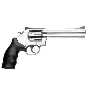 S&W 686 357 Mag,38 Special +P 6in 7rd Satin Stainless Revolver (164198)