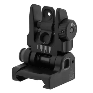 UTG ACCU-SYNC Spring-loaded AR15 Flip-Up Rear Sight (MNT-957)