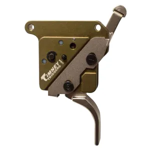 TIMNEY TRIGGERS Elite Hunter Nickel Plated 3Lb RH Straight Trigger for Remington 700 (517-16V2)