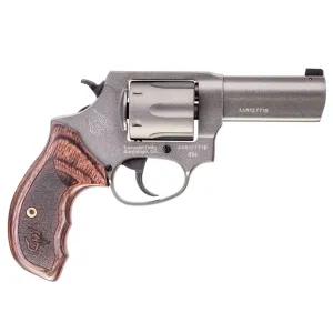 TAURUS Defender 856 .38 Special +P 3in 6rd Tungsten Cerakote Revolver w/ Altamont Wood Grip (2-8563CNS)