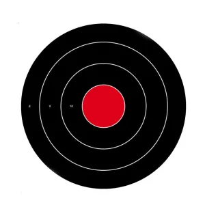 BIRCHWOOD CASEY Dirty Bird 17.25in Bulls-Eye Targets, 100-Pack (35181)