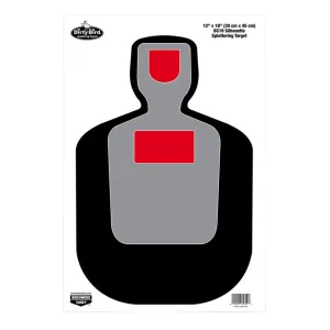 BIRCHWOOD CASEY Dirty Bird 12x18in BC19 Silhouette Targets, 100-Pack (35712)