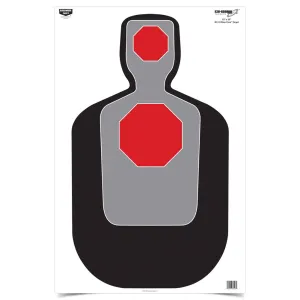 BIRCHWOOD CASEY Eze-Scorer 23x35in BC-19 Stop Core Target, 100-Pack (37043)
