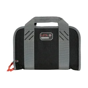 G*OUTDOORS Double With Quilted Tricot Lining Nylon Black Pistol Case (1308PC)
