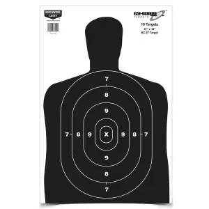 BIRCHWOOD CASEY Eze-Scorer 12x18in BC-27 Target, 10-Pack (37202)