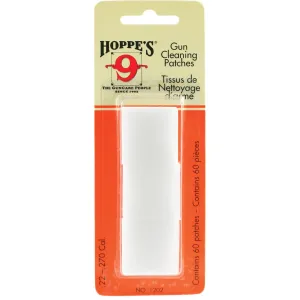 HOPPE'S 60-Pack .22 and .270 Caliber Gun Cleaning Patches (1202)