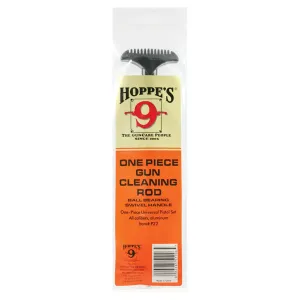 HOPPE'S One Piece Universal Handgun Cleaning Rod with Poly Bag (P22)