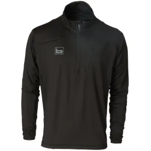 BANDED Tech Stalker 1/4 Zip Black Pullover (B1010017-BK)