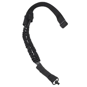 NCSTAR Single Point Black Bungee Sling with QD Swivel (AQDBS1B)