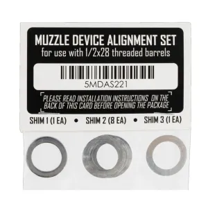 RUGGED SUPPRESSORS 1/2x28 Shim Kit (SA001)