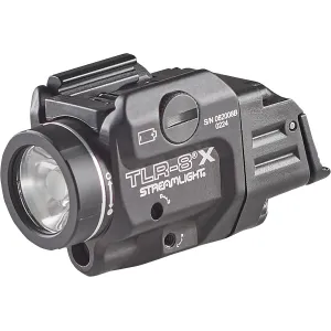 Streamlight TLR-8X Black Weapon Light w/ Red Laser 69414
