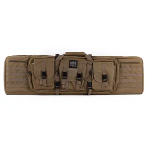Bulldog Cases Tactical, Double Rifle Case, Tan, Nylon, 43" BDT60-43T