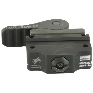 American Defense Mfg. Mount, Fits Trijicon MRO, Low, Standard, Quick Release, Black Finish AD-MRO-L-STD