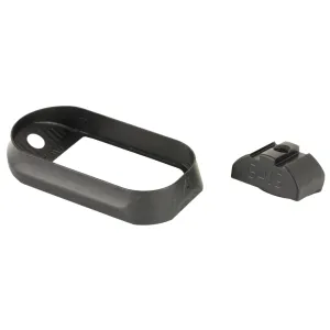 Agency Arms Magwell, No Back Strap, For Glock 19 Gen4, Black Finish MW-G19G4-NBS-B