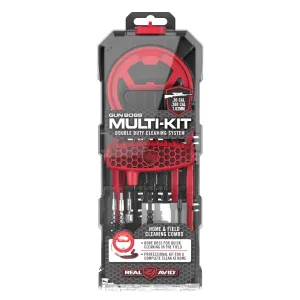 Real Avid Gun Boss, Multi-Kit, Home and Field Double Duty Professional Gun Cleaning, Fits .30, .308, 7.62mm, Rifle AVGBMK308
