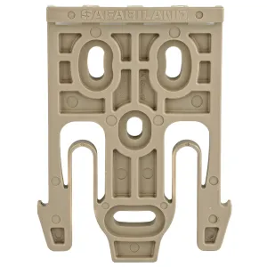 SAFARILAND Model 6004-19 Flat Dark Earth Quick Locking System Holster Fork (6004-19-55)