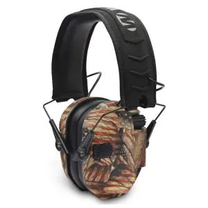 WALKER'S GAME EAR Razor Slim American Flag Electronic Earmuffs (GWP-RSEM-BARM)