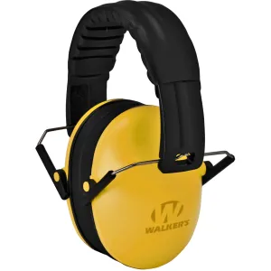 WALKER'S GAME EAR Kid's Highlighter Yellow Folding Muff (GWP-FKDM-YL)