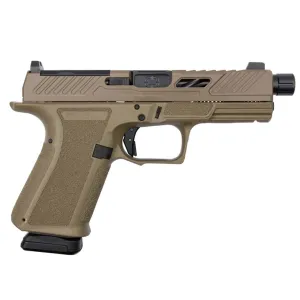 SHADOW SYSTEMS MR920 Elite 9mm 4.5in Threaded DLC Barrel 15rd Optic Ready FDE Pistol (SS-1022)
