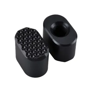 PHASE 5 WEAPON SYSTEMS Phase 5 Dimpled Button Black Anodize Magazine Release (PMR-BLK-Dimpled)