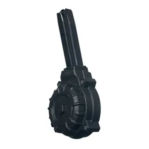 PROMAG Fits Ruger P-Series 9mm 50rd Black Polymer Drum Magazine (DRM-A49)