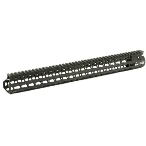 Bravo Company 17" ALPHA Keymod Rail, Fits AR Rifles, Aluminum Alloy, Includes BCM KeyMod Sling Mount and a BCM KeyMod Nylon Rail, Black BCM-KMR-A17-556-BLK