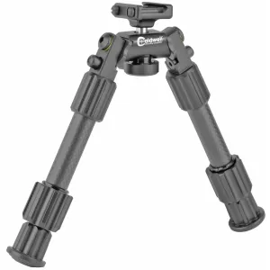 Caldwell Accumax Picatinny Rail Bipod, Carbon Fiber, 6"-9", Black 1081952