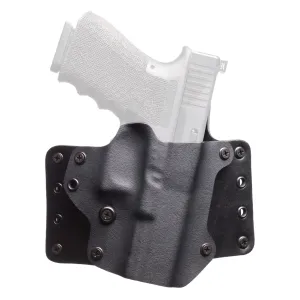 BlackPoint Tactical Leather Wing OWB Holster, Fits Glock 19/23/32, Right Hand, Black 100079
