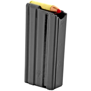 DURAMAG Magazine, 450 Bushmaster, 5 Rounds, Fits AR Rifles, Stainless Steel, Black Anti-Tilt .450 AGF Follower, Black 5X45041175CPD
