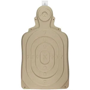 Birchwood Casey 3D TARGET, Torso, 31.25" X 21.25", Comes with Mounting Tab, Tan, 3 Pack BC-3DTGTBTT