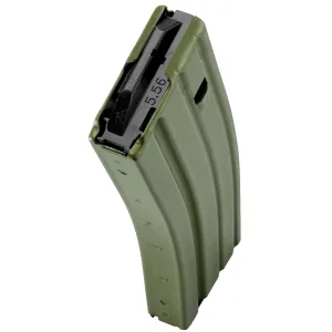 DURAMAG DuraMag Speed, Magazine, 223 Remington/556NATO, 30 Rounds, Fits AR Rifles, Black AGF Anti-tilt Follower, Aluminum, Olive Drab Green 3023008175CPD