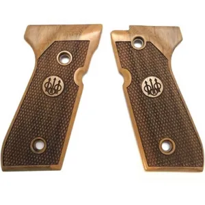 BERETTA Walnut Basic Grips For 92 Series (E02831)