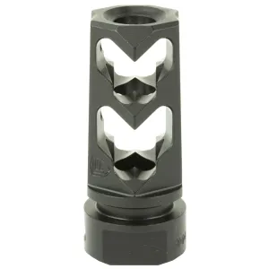 Fortis Manufacturing, Inc. Muzzle Brake, 9MM, 1/2X28, Black Finish 9MM-MB-BLK-28