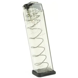 Elite Tactical Systems Group Magazine, 9MM, 22 Round, Fits Glock 17/22,19/23 Gen 3 and Gen 4 Models, Polymer, Smoke GLK-9-22