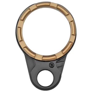 Fortis Manufacturing, Inc. Light Weight K2, Castle Nut and End Plate, Black and Flat Dark Earth, Anodized Finish LE-BLK-K2-FDE