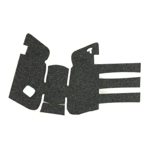 TALON Grips Inc Granulate, Grip, Adhesive Grip, Fits Glock Gen4 19, 23, 25, 32, 38 No Backstrap, Black 110G