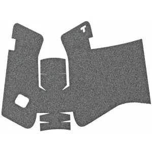 TALON Grips Inc Granulate, Grip, Adhesive Grip, Fits Glock 19X, 17 Gen 5 MOS/45 (Medium Backstrap) 17, 22, 24, 31, 34, 35, 37 Gen5 (Medium Backstrap), Black 380G