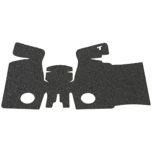 TALON Grips Inc Rubber, Grip, Black, Adhesive Grip, S&W SD9/SD40/SD9 VE/SD40 VE 708R